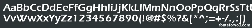 Шрифт Erieblack – белые шрифты