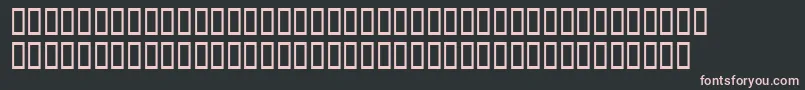 Шрифт Fish1 – розовые шрифты на чёрном фоне