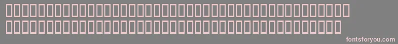 Шрифт Fish1 – розовые шрифты на сером фоне