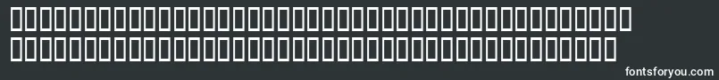 Fish1-fontti – valkoiset fontit mustalla taustalla