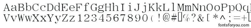 Typew-fontti – Insinöörifontit