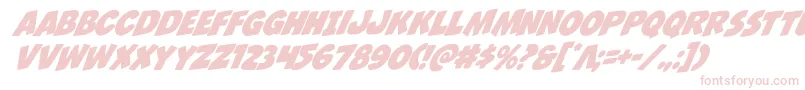 Jcandlestickrotal Font – Pink Fonts on White Background