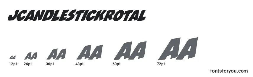 Jcandlestickrotal Font Sizes