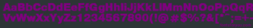 PragmaticaBlack-Schriftart – Violette Schriften auf schwarzem Hintergrund