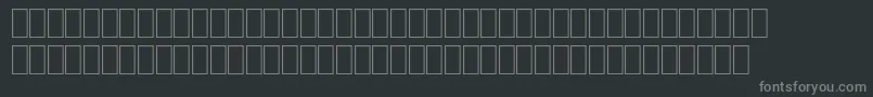 Czcionka FsArabic – szare czcionki na czarnym tle