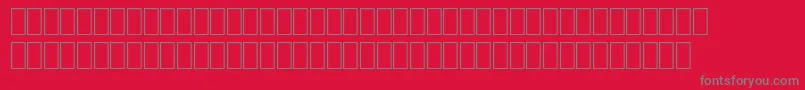 FsArabic Font – Gray Fonts on Red Background