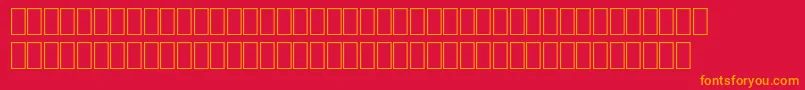 FsArabic Font – Orange Fonts on Red Background