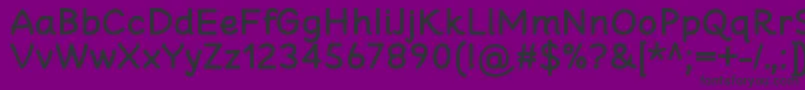 CheeronstaBold Font – Black Fonts on Purple Background