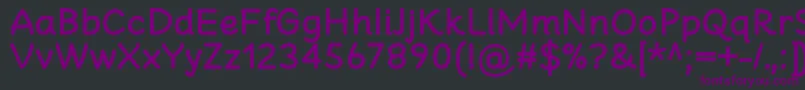 Шрифт CheeronstaBold – фиолетовые шрифты на чёрном фоне