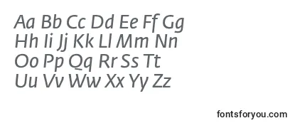 FedrasansproNormalitalic-fontti