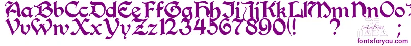 PerrygothicRegular Font – Purple Fonts