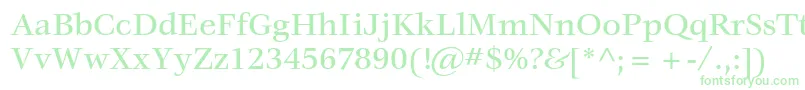 VeljovicstdMedium-fontti – vihreät fontit