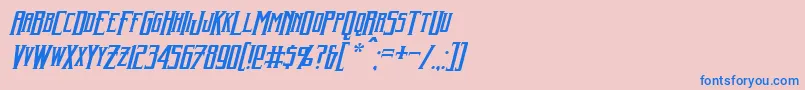 fuente HarkerItalic – Fuentes Azules Sobre Fondo Rosa