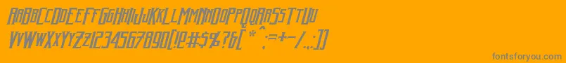 Weitere Informationen zur HarkerItalic-Schriftart HarkerItalic-Schriftart – Graue Schriften auf orangefarbenem Hintergrund