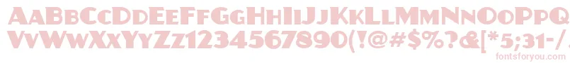 JuanitaitcTt Font – Pink Fonts on White Background