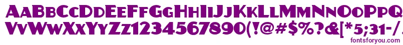 JuanitaitcTt Font – Purple Fonts on White Background