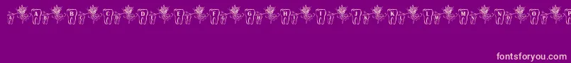 ToothFairy Font – Pink Fonts on Purple Background