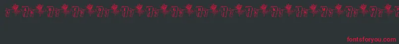 ToothFairy Font – Red Fonts on Black Background