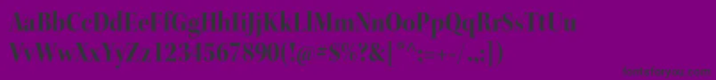KeplerstdBoldscndisp-Schriftart – Schwarze Schriften auf violettem Hintergrund