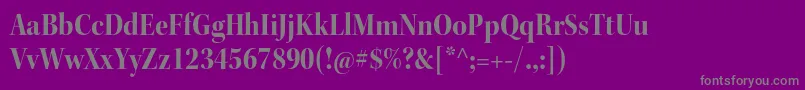 More about KeplerstdBoldscndisp Font KeplerstdBoldscndisp Font – Gray Fonts on Purple Background