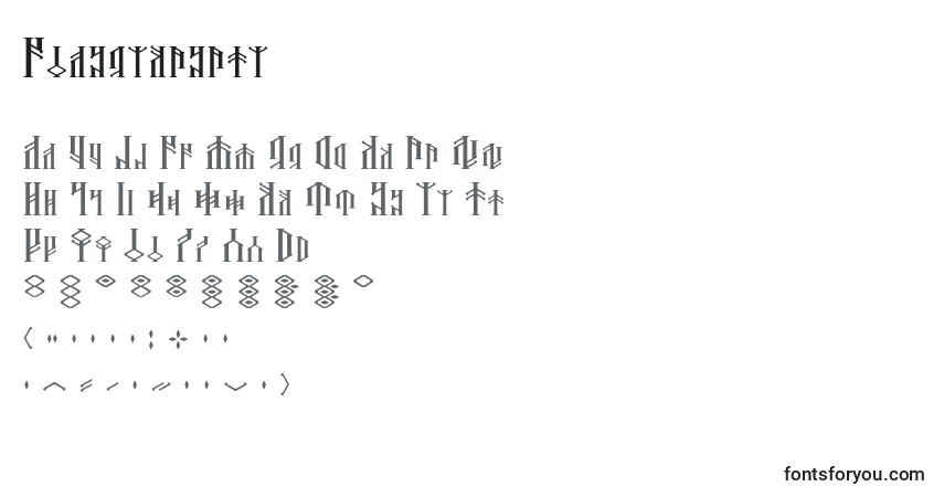 Dwarfspirits-fontti – aakkoset, numerot, erikoismerkit