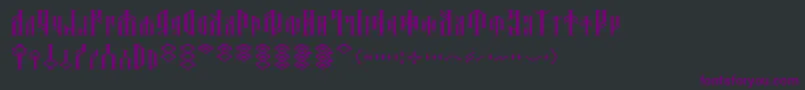 Dwarfspirits Font – Purple Fonts on Black Background