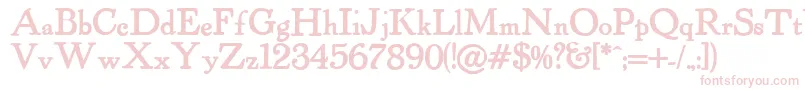 Powellantique ffy Font – Pink Fonts on White Background
