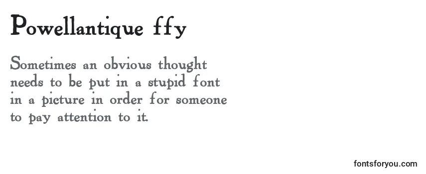 Powellantique ffy Font