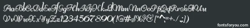 ReliantShadowFree Font – White Fonts on Black Background