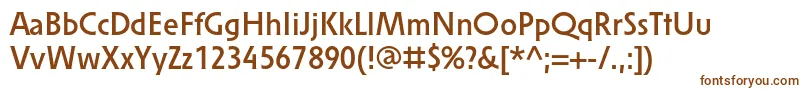 Solperamedium Font – Brown Fonts on White Background