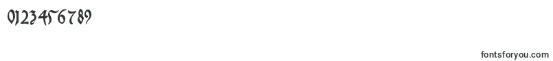IrishuncialfabetaBold Font – Fonts for Numbers and Digits