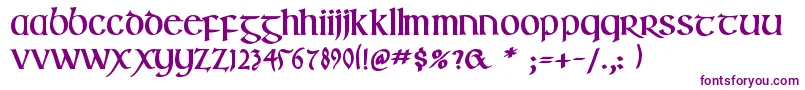 IrishuncialfabetaBold Font – Purple Fonts