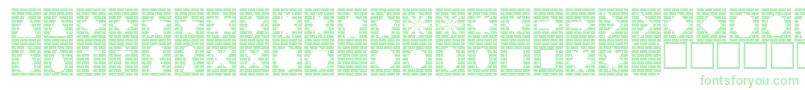 Bricksnthings Font – Green Fonts on White Background