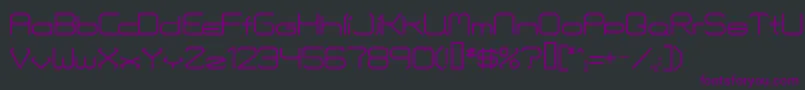 Fontmakers Font – Purple Fonts on Black Background