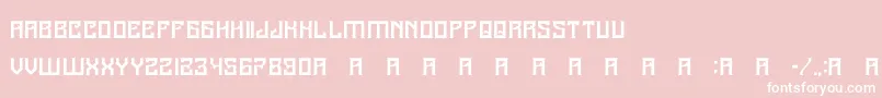 A25Kamadjaja Font – White Fonts on Pink Background