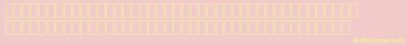 Hqpb1 Font – Yellow Fonts on Pink Background