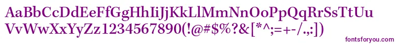 KeplerstdMedium Font – Purple Fonts on White Background