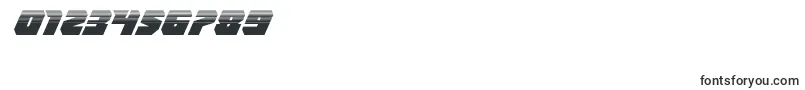 Czcionka Thundertitanhalf – czcionki dla cyfr i liczb