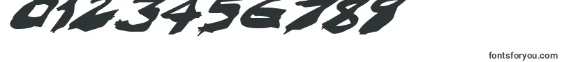 NightmareInkItalic-fontti – Fontit numeroille ja luvuille