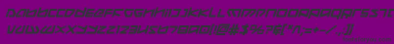 Koboldbi Font – Black Fonts on Purple Background