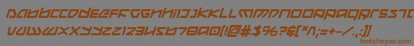 Koboldbi Font – Brown Fonts on Gray Background