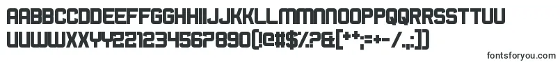 Шрифт BromineCocktail – прямые шрифты