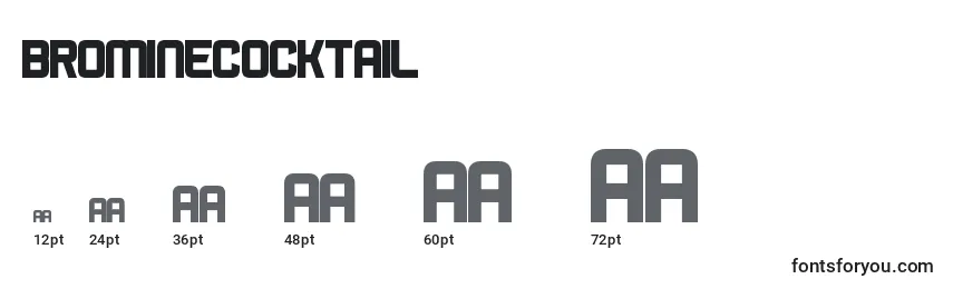 BromineCocktail Font Sizes