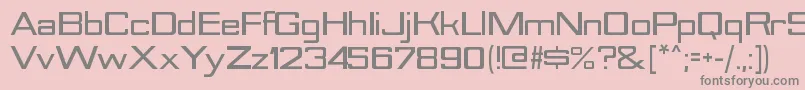 NesobriteseblRegular Font – Gray Fonts on Pink Background