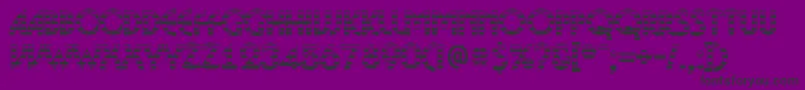 ABosanovagdstrBold Font – Black Fonts on Purple Background