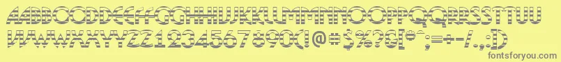 More about ABosanovagdstrBold Font ABosanovagdstrBold Font – Gray Fonts on Yellow Background