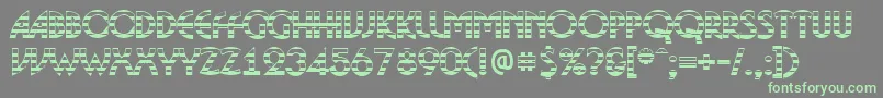 ABosanovagdstrBold-Schriftart – Grüne Schriften auf grauem Hintergrund