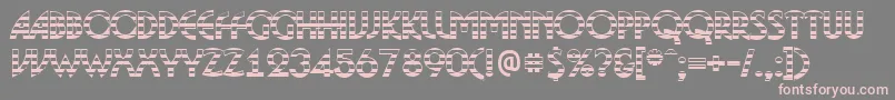 ABosanovagdstrBold Font – Pink Fonts on Gray Background