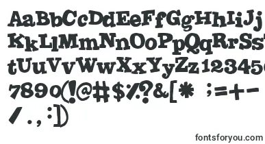  Joint font