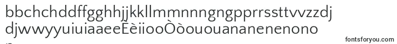 QuattrocentosansRegular Font – Creole Fonts